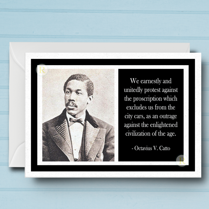 Octavius V. Catto Card